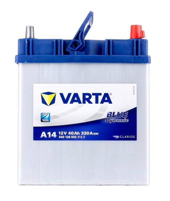 BATTERIE VARTA BLUE DYNAMIC 40AH, 330A, 5401260333132 A14 E2
